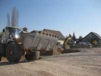 Erdarbeiten Betreutes Wohnen in Eggendorf, Siedlung Maria Theresia, Baufirma Aubck (2010) - Referenzfoto · 