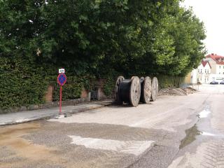 Bild zu Baufortschritt Straßenbeleuchtung Lichtenwörth